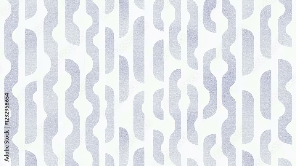 Abstract Modern Pattern with Wavy Lines in Soft Blue and White Tones Abstract Modern Pattern with Wavy Lines in Soft Blue and White Tones