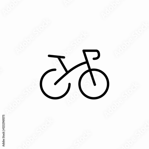 transportation bicycle icon sign vector