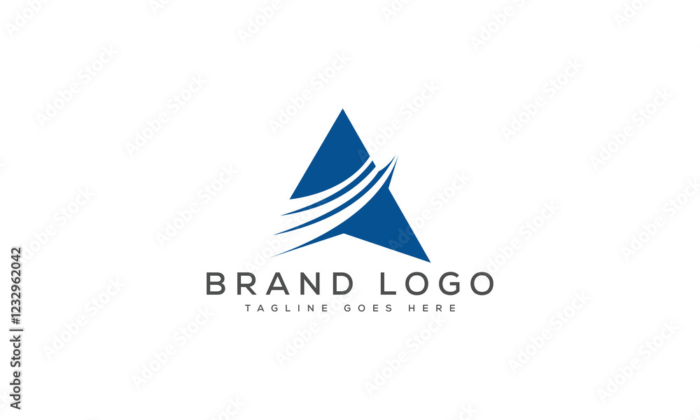 letter A logo design vector template design for brand. letter A logo design vector template design for brand.
