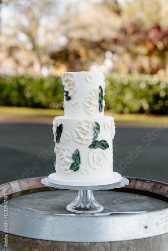 Floral Wedding Cake