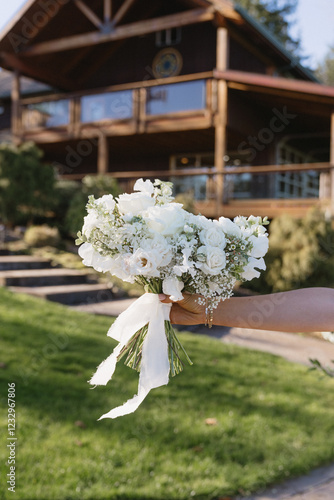 White Bridal Bouquet