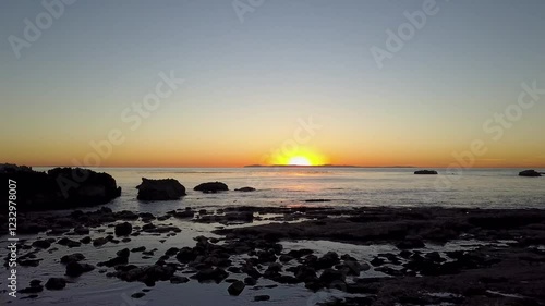 Golden Hour Glow on Laguna Beach Waves