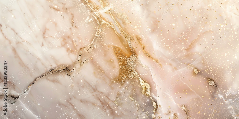 Fototapeta premium marble texture background pink gold silver beige