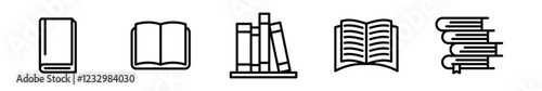 set of books icon