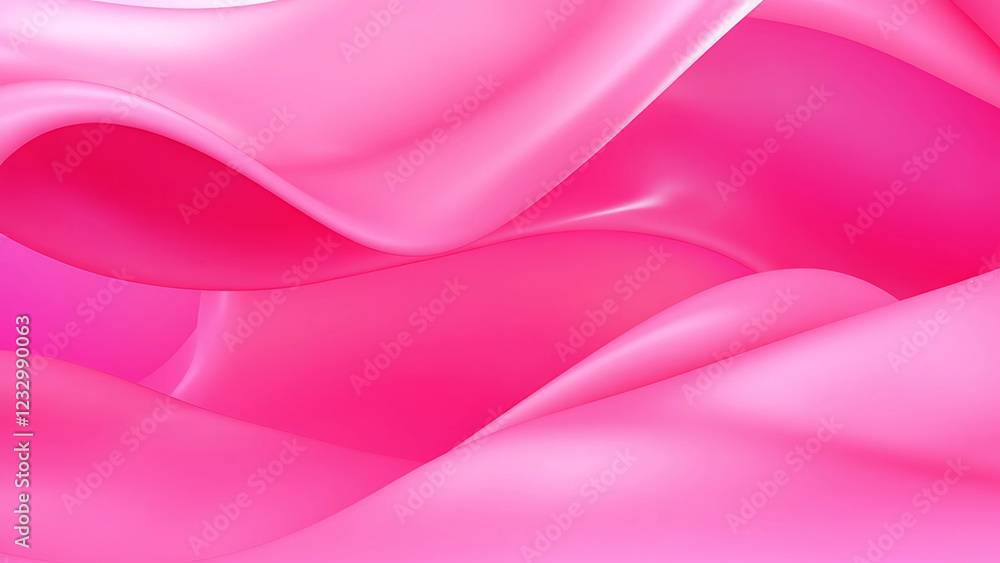 Pink Abstract Waves or Fluid Forms Pink Abstract Waves or Fluid Forms