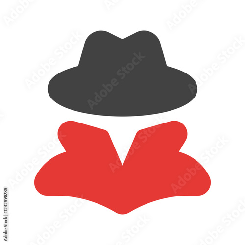 hacker flat icon