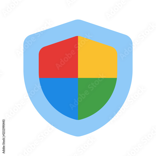 shield flat icon