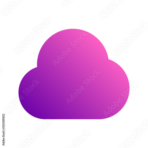 cloud gradient icon