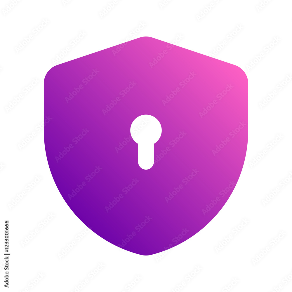 shield gradient icon shield gradient icon