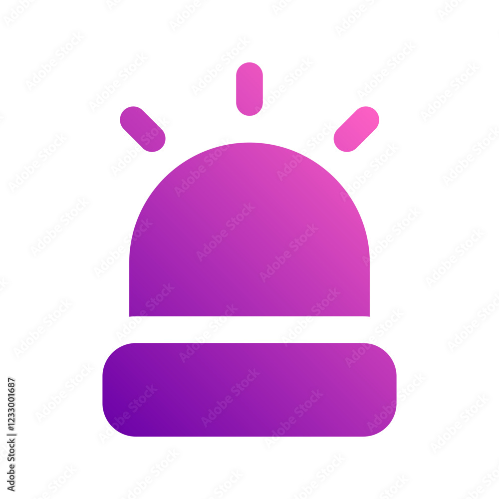 siren gradient icon siren gradient icon