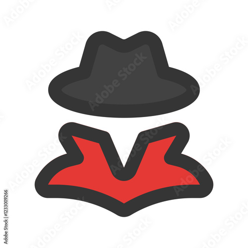 hacker outline fill icon