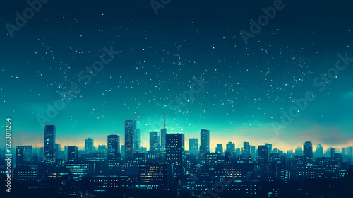 Wallpaper Mural nostalgic evening horizons skyline Torontodigital.ca