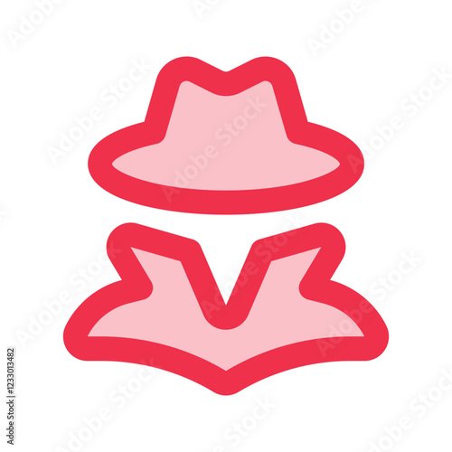 hacker outline fill icon