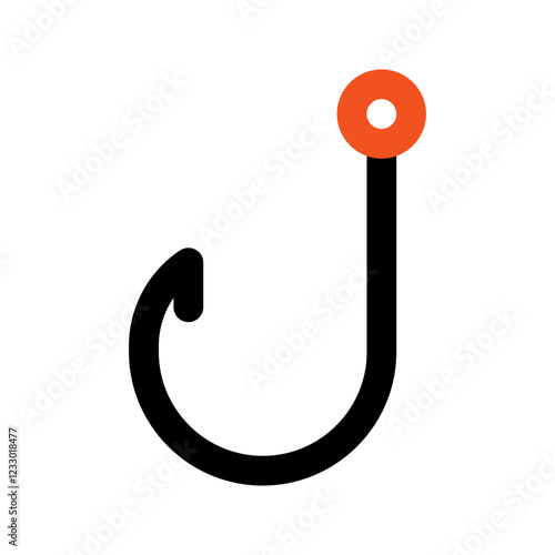 phising outline color icon