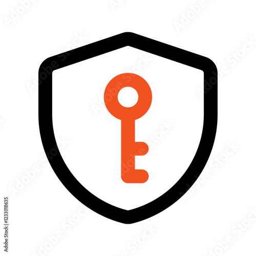 vpn outline color icon