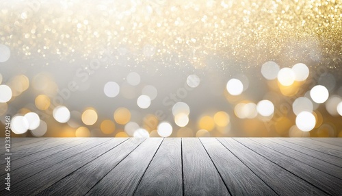 silver white and gold vertical abstract background with copy space bokeh lights and glitter on weddi photo