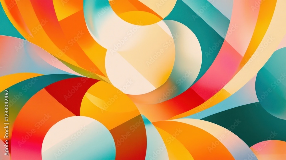 Abstract vibrant swirling colorful shapes background. Abstract vibrant swirling colorful shapes background.