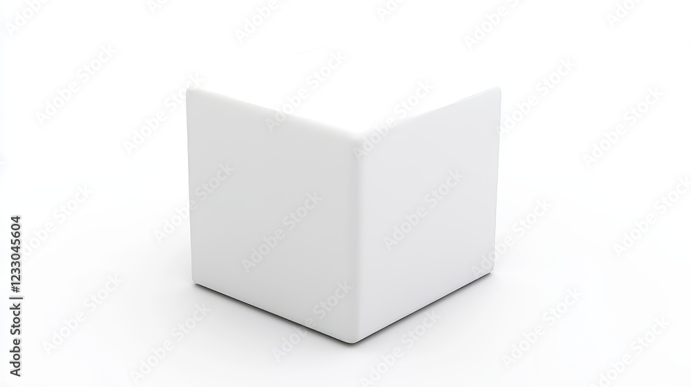 abstract white cubes minimalistic pattern 3d render illustration abstract white cubes minimalistic pattern 3d render illustration