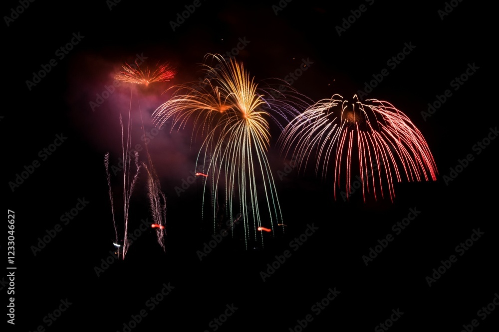 Fireworks Display for Assumption Feast in Mqabba, Malta