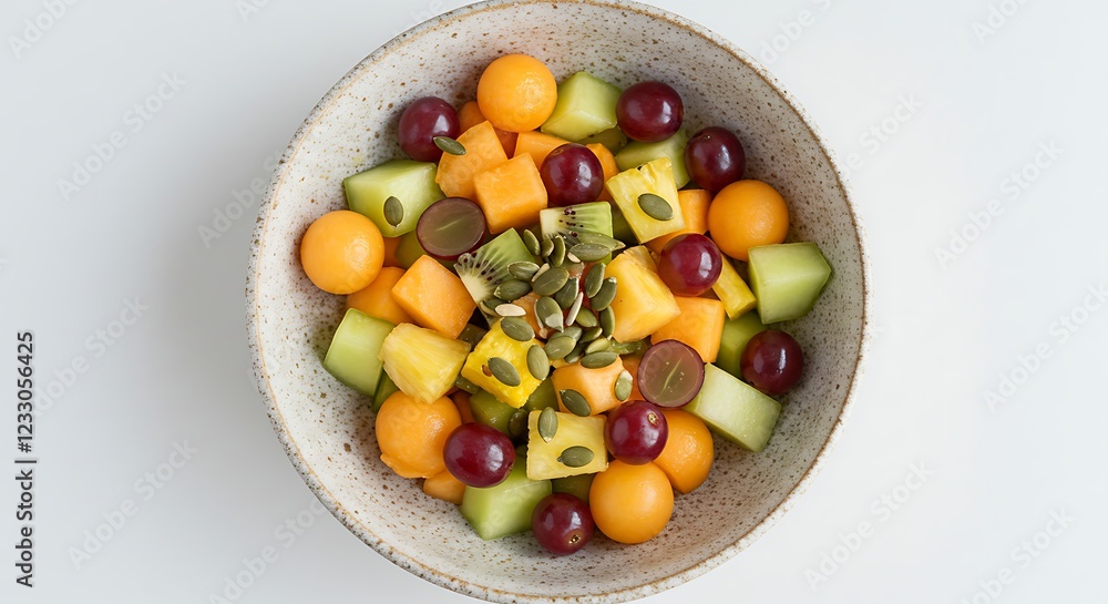Delicious Summer Fruit Salad Recipe with Melon Cantaloupe Grapes Delicious Summer Fruit Salad Recipe with Melon Cantaloupe Grapes