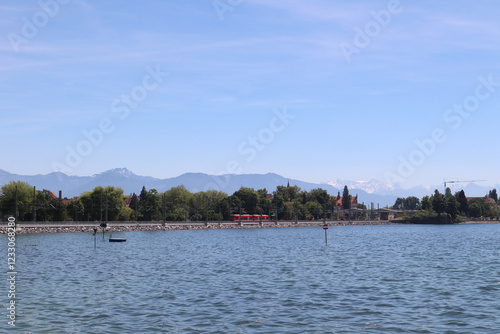 Wallpaper Mural Panorama of Lake Constance, Lindau, Bavaria, Germany Torontodigital.ca