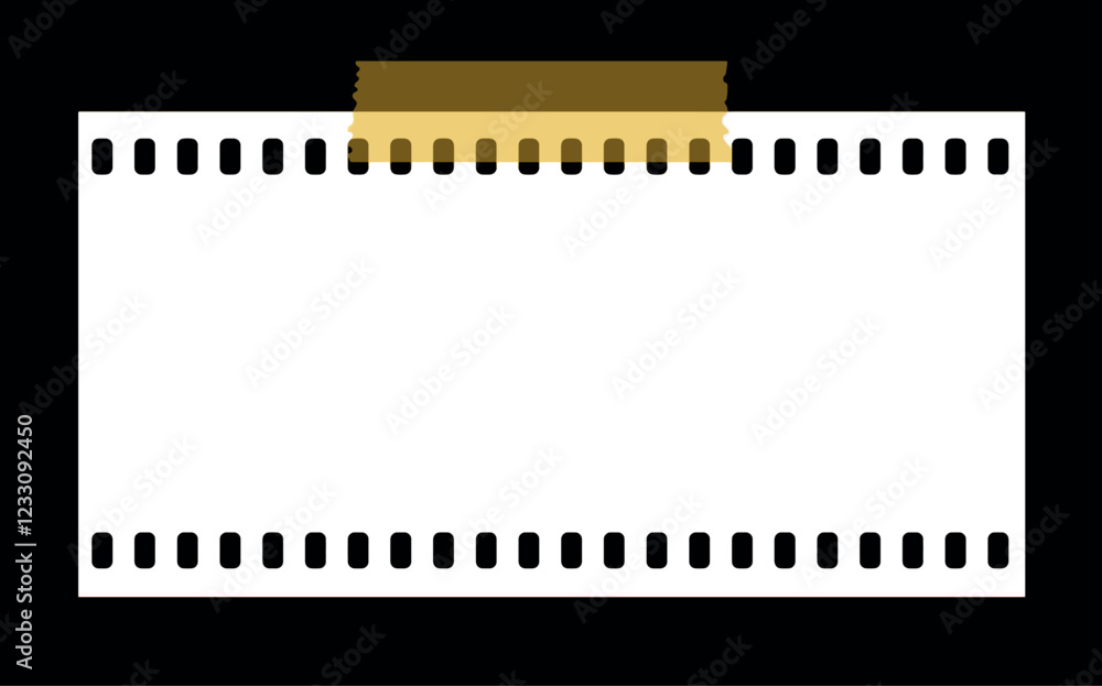 Filmstrip sticky notes vector image. White sticky memo notes hand drawn illustration in sketch style clipart isolated. Negative film filmstreifen. Photo filmstrip blank filter. Editable camera roll. Filmstrip sticky notes vector image. White sticky memo notes hand drawn illustration in sketch style clipart isolated. Negative film filmstreifen. Photo filmstrip blank filter. Editable camera roll.