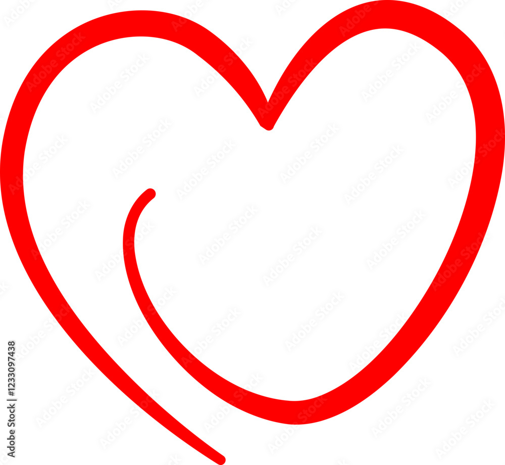 line red Hearts love valentine wedding shape symbol icon illustration design line red Hearts love valentine wedding shape symbol icon illustration design