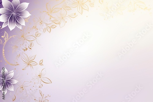 pink indigo floral backdrop with minimal floral outline