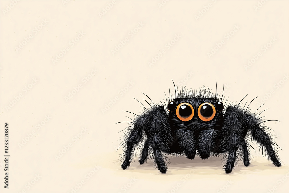 Fototapeta premium Baby Jumping Spider
