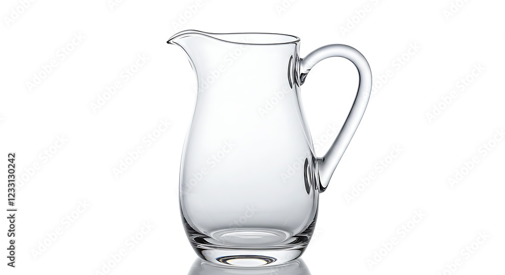 Elegant Glass Water Pitcher for Home or Restaurant Elegant Glass Water Pitcher for Home or Restaurant
