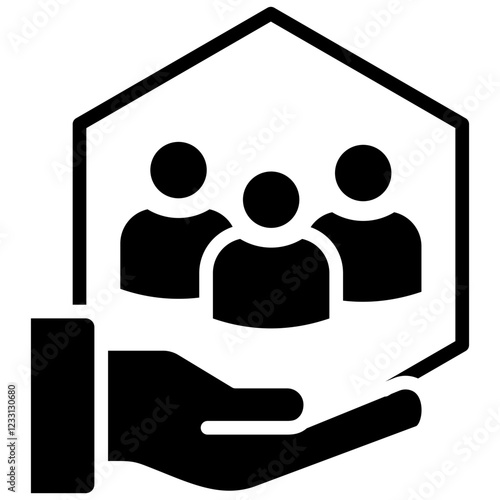 Community glyph icon