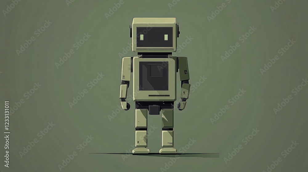 Fototapeta premium Modern Chatbot Interaction on Smartphone with User - Vector Illustration for Technology Concepts