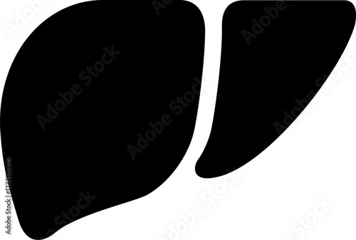 人間の肝臓のアイコン