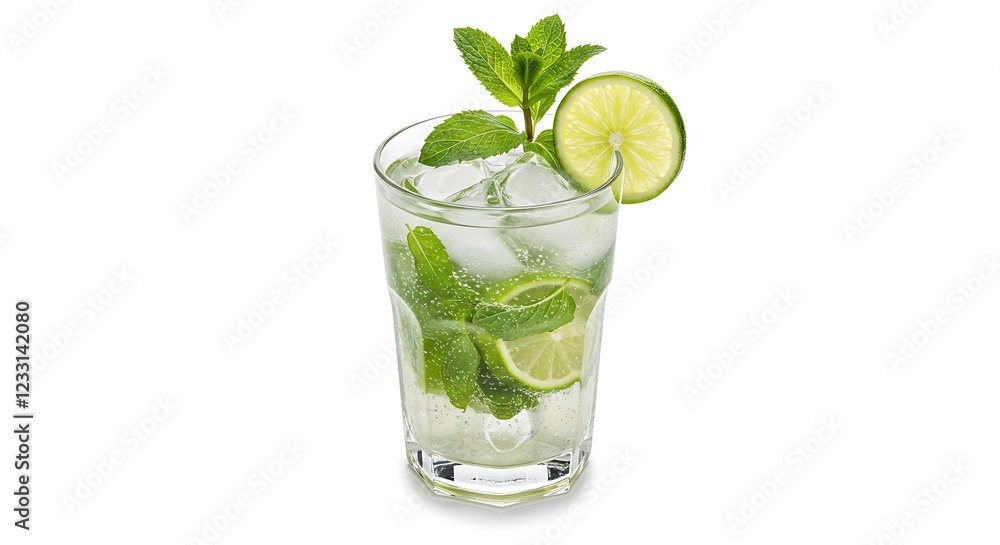 Refreshing Mojito Cocktail Recipe with Lime and Mint Refreshing Mojito Cocktail Recipe with Lime and Mint