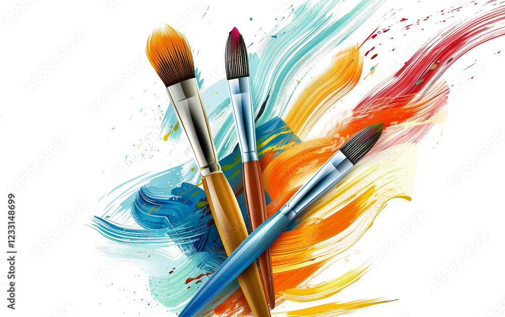 Obraz premium A modern and creative emblem design for a professional design studio Isolated on transparent background PNG