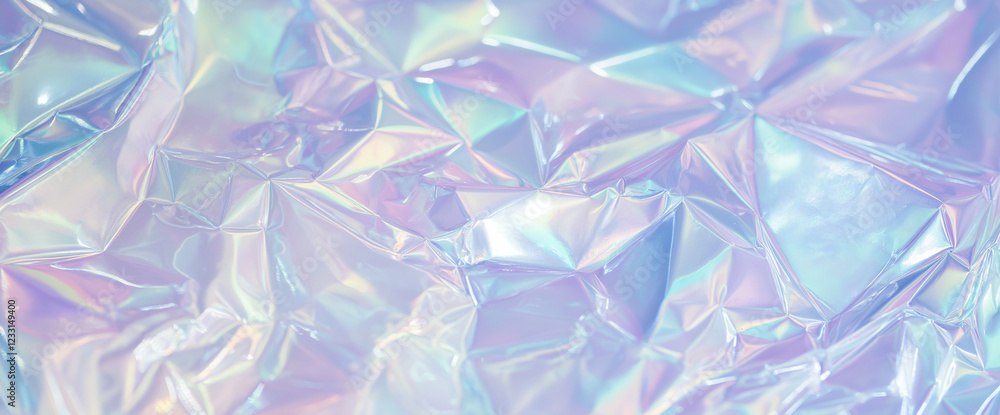A holographic gradient background with soft pastel colors, blending subtle rainbow and purple hues. The gentle transitions create an ethereal, dreamy effect, giving the design a light, otherworldly fe A holographic gradient background with soft pastel colors, blending subtle rainbow and purple hues. The gentle transitions create an ethereal, dreamy effect, giving the design a light, otherworldly fe
