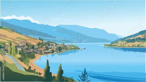 Okanagan Valley- A Picturesque Landscape.eps