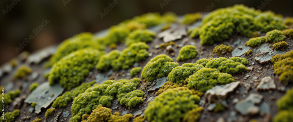 Lush green moss covering an old log in a forest, conveying a sense of tranquility and harmony with nature, representing the beauty of natural ecosystems Lush green moss covering an old log in a forest, conveying a sense of tranquility and harmony with nature, representing the beauty of natural ecosystems