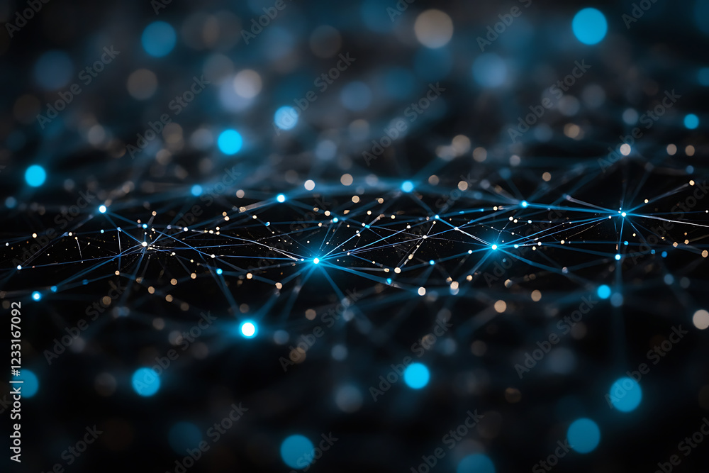 Futuristic glowing wireframe of an AI-powered language translator Futuristic glowing wireframe of an AI-powered language translator
