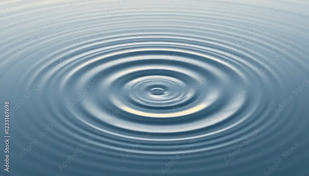 Concentric Circles of Water Ripple Effect Concentric Circles of Water Ripple Effect