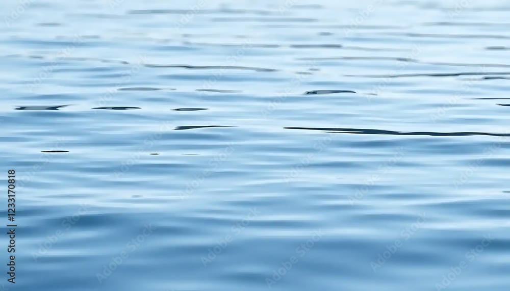 Gently Rippling Water Surface Abstract Blue Hues Gently Rippling Water Surface Abstract Blue Hues