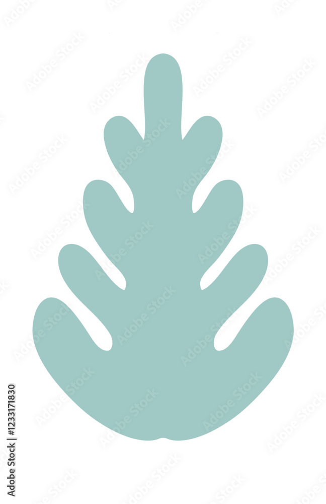 Obraz premium Handdrawn Folk Style Plant