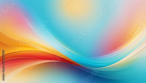 Vibrant abstract background with flowing colors