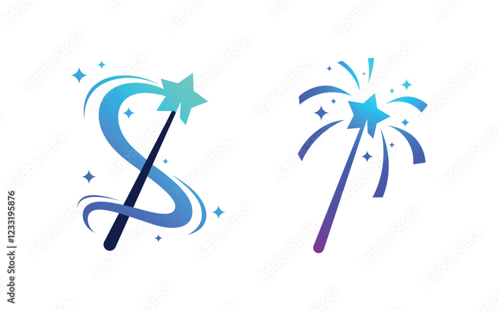 Magic element Circus Vector icon illustration design Template Magic element Circus Vector icon illustration design Template