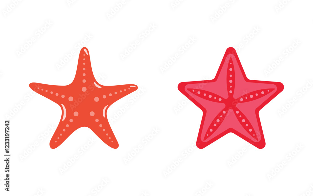 Sea Star fish icon Logo Template vector illustration design Sea Star fish icon Logo Template vector illustration design
