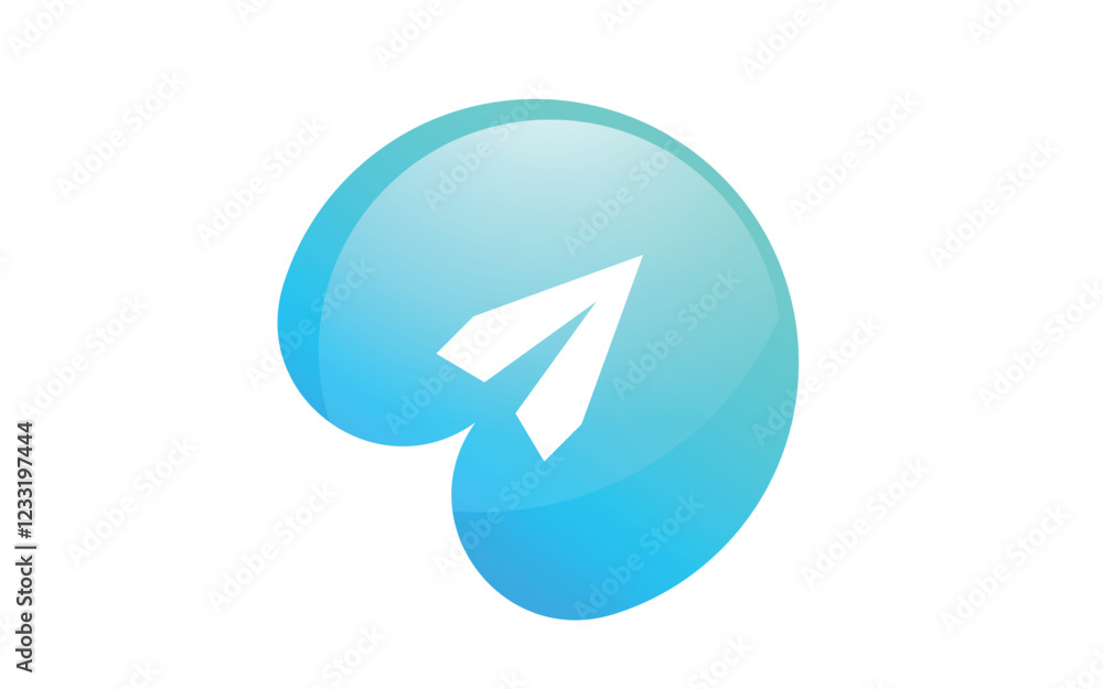 Paper plane Tour and Travel Logo Vector icon design illustration Paper plane Tour and Travel Logo Vector icon design illustration