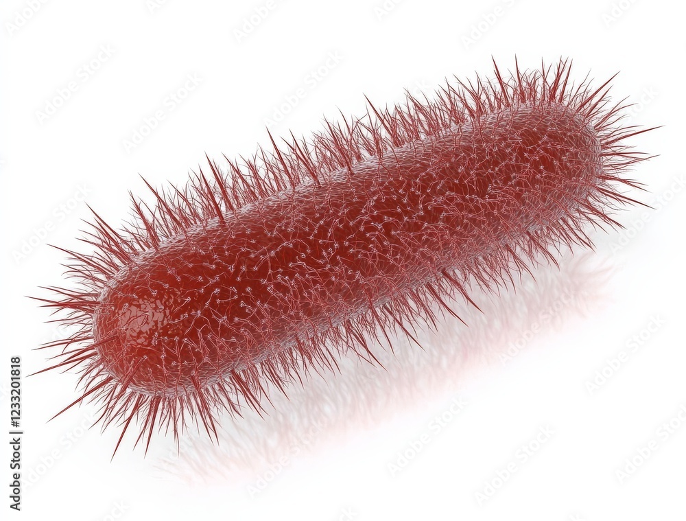 Medical analysis of E. coli under the microscope. Medical analysis of E. coli under the microscope.