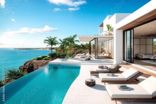 A breathtaking getaway at a contemporary beachside hotel.