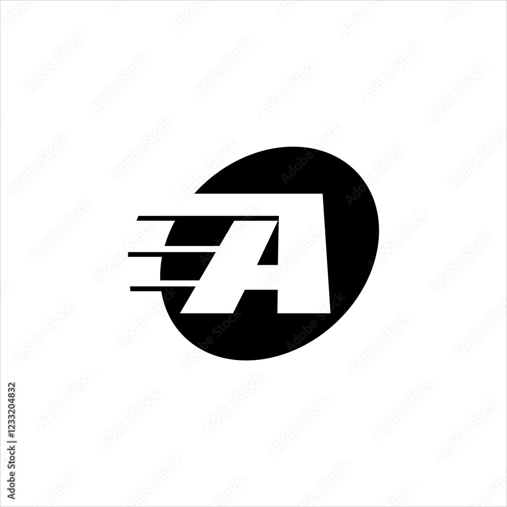 Obraz premium A letter logo icon vector