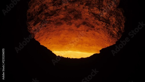 Boiling Molten Steel in Ladle – Industrial Foundry Footage